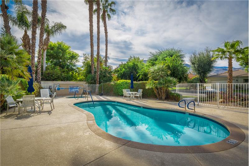 One of Two Community Pools