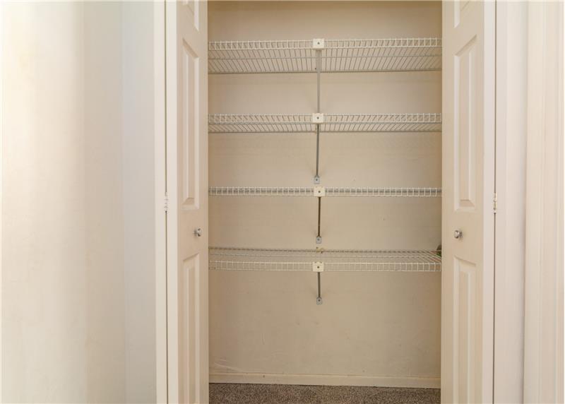 Linen Closet Upstairs on the Landing