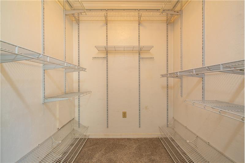 Large Walk in Master Closet