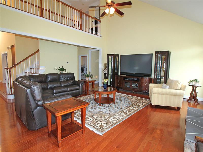 Open staircase and catwalk