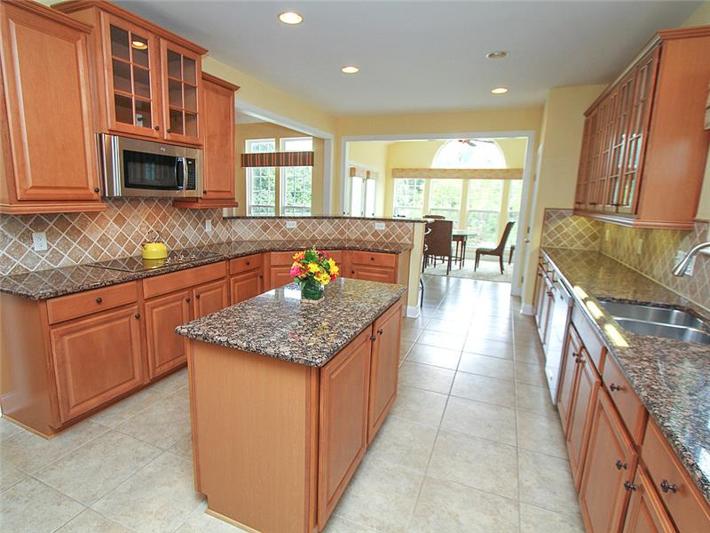 Miles of cabinetry and counter space