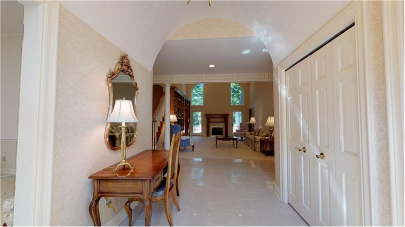 Elegance abounds in this front entryway!