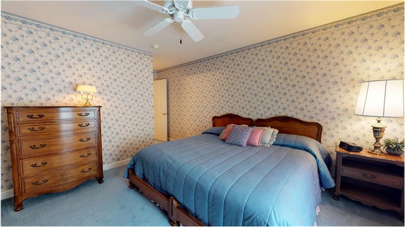 Bedroom 2 on the second floor with walk in closet!