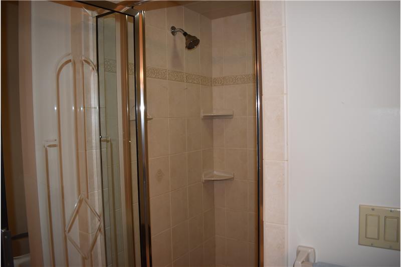 Tiled shower!