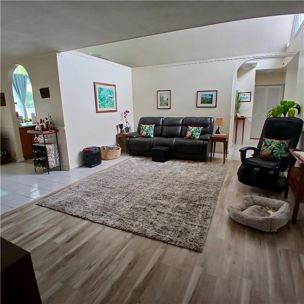 Spacious family room