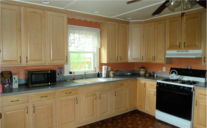 Large cabinets and Corian Counters