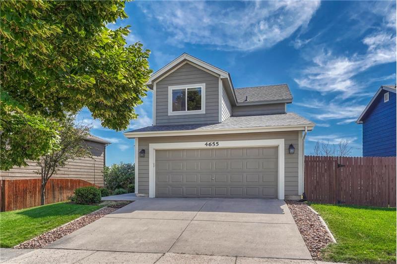 2-car attached garage with door opener.