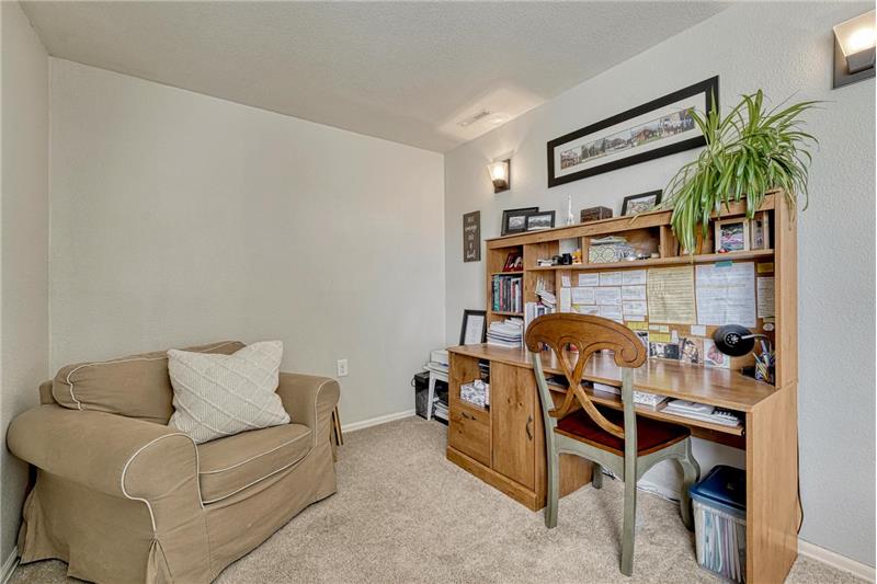 Sitting and study area in Lower Level Bedroom.