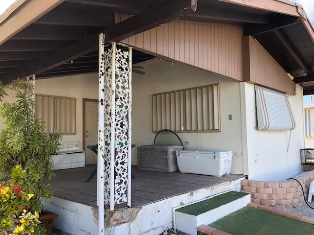 Back of home view