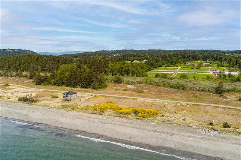 Drone Shot over the Puget Sound Looking East. Very Peaceful and Quiet. Amazing Beach to take walks.