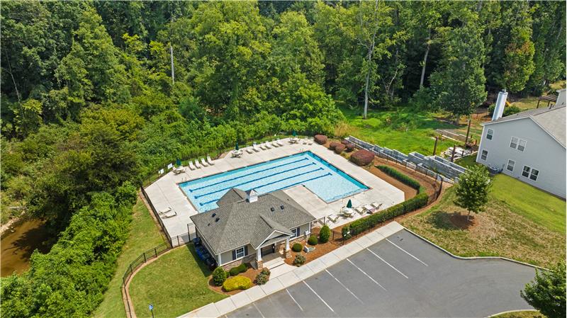 Prestwick community pool and cabana