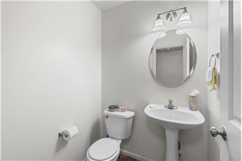 1/2 bath on main level