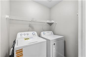 Laundry room off the kitchen area.