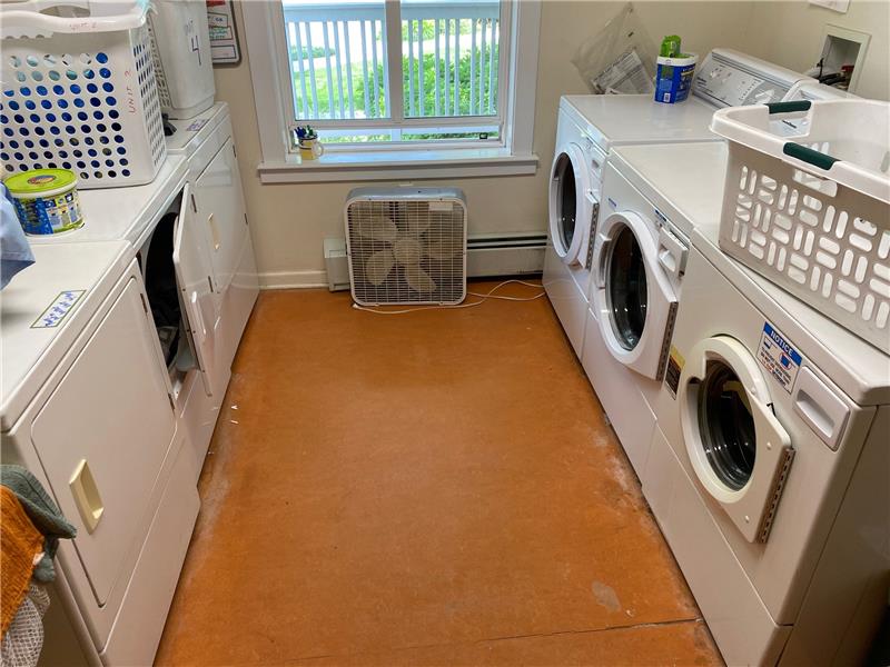 Free laundry machines in Common House