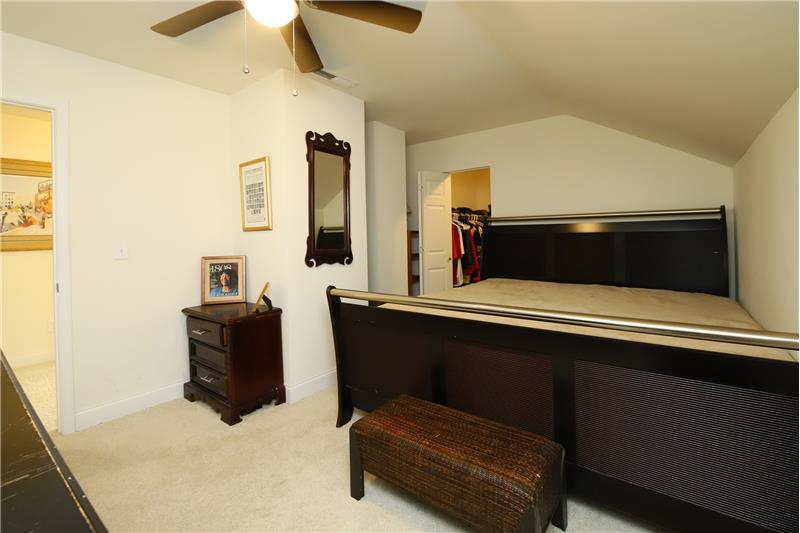 2nd Floor Flex Room Set Up As Bedroom With Closet