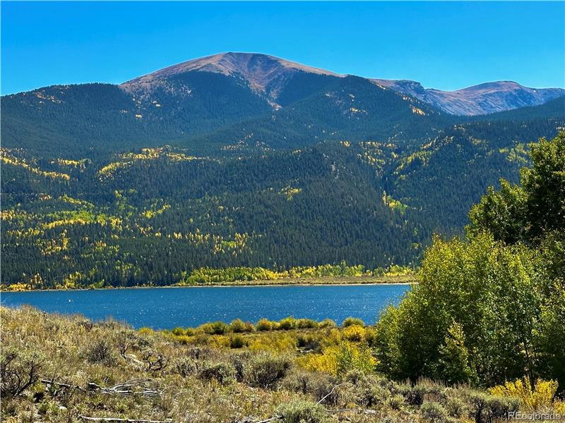 Lake viewed from hillside, not from house