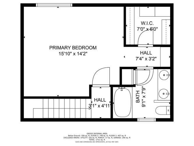 Upper Level Floor Plan