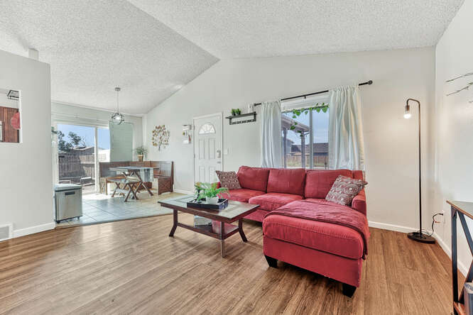 Living Rm into Dining Rm