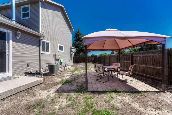 Backyard Covered Paver Patio