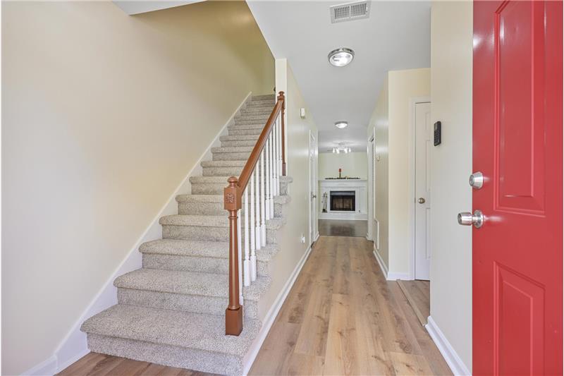 New laminate flooring on main level