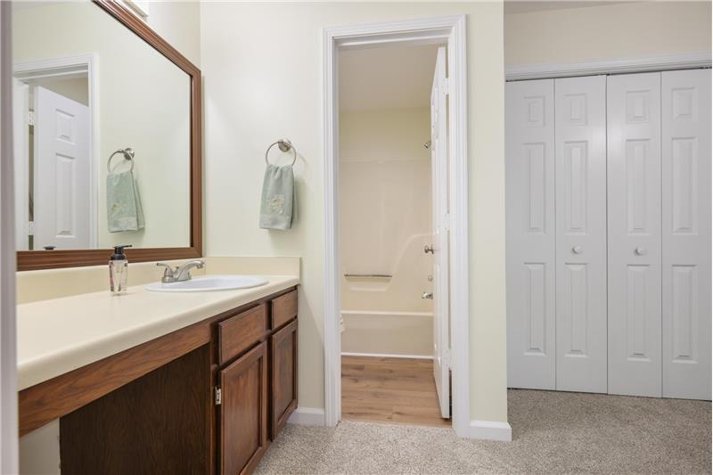 Two walk-in closets offered