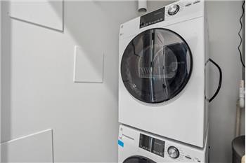 This rental unit features a convenient, full-size in-unit laundry room.