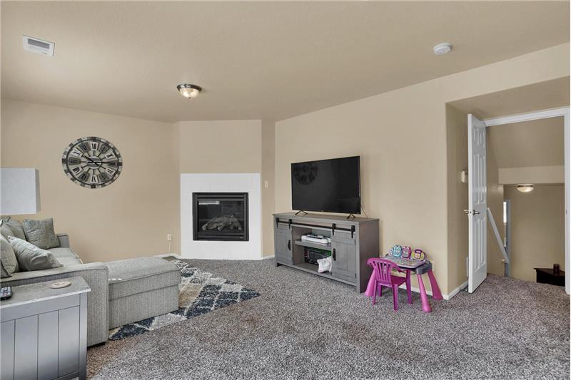 Another view of the lower-level Family Room