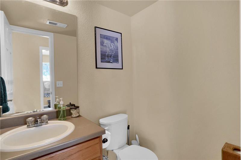 Lower-level powder Bathroom