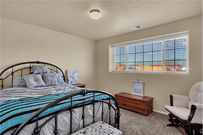 Basement Bedroom #5 has gorgeous mountain views