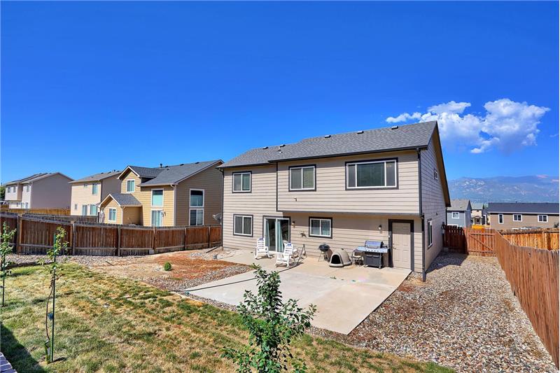 Low maintenance fenced lot