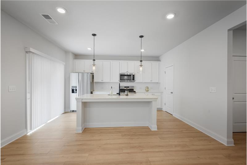 Kitchen with island