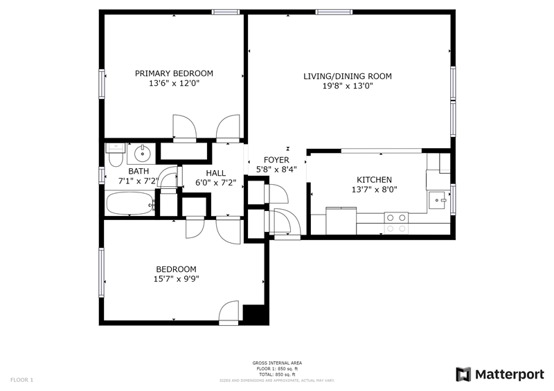 500 E Lancaster Ave, Unit 104C, Wayne, Floor Plan