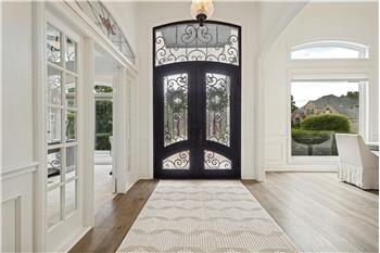 Beautiful Iron & glass front door