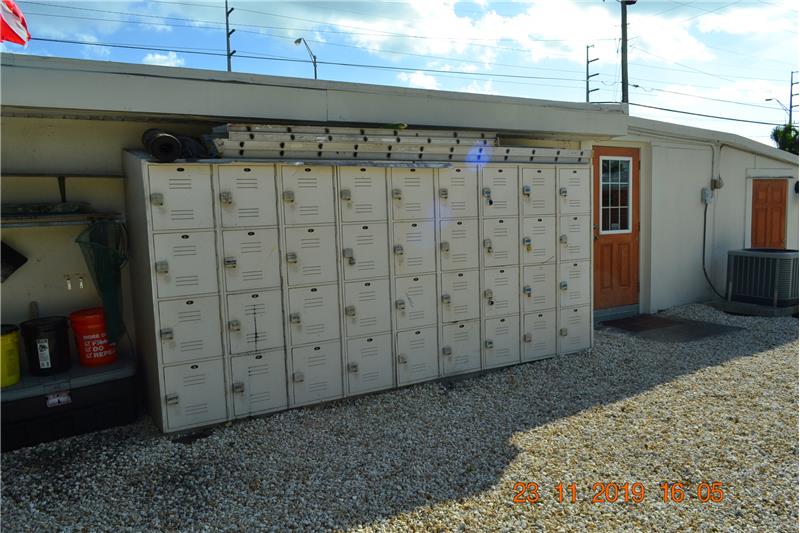 Individual storage lockers