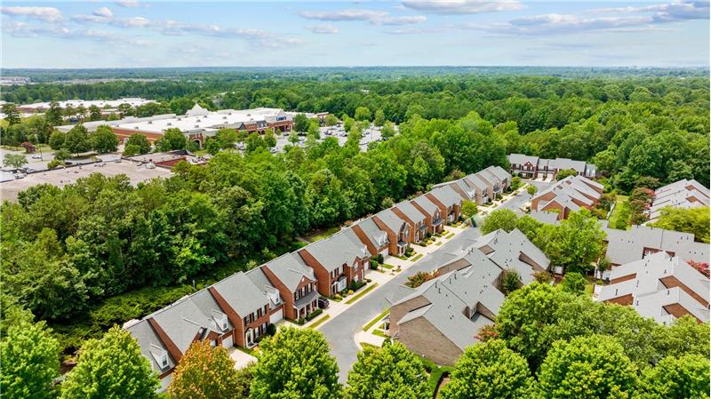 Aerial view of Berkeley Creek Lane