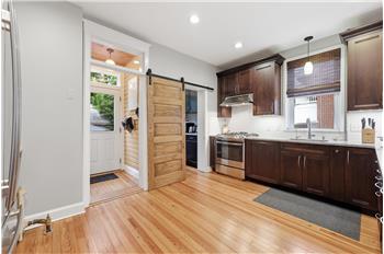 Pantry, backyard access and 1/2 bath on the main level