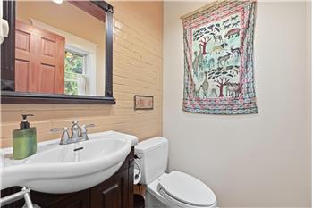 Nice sized main level half bath