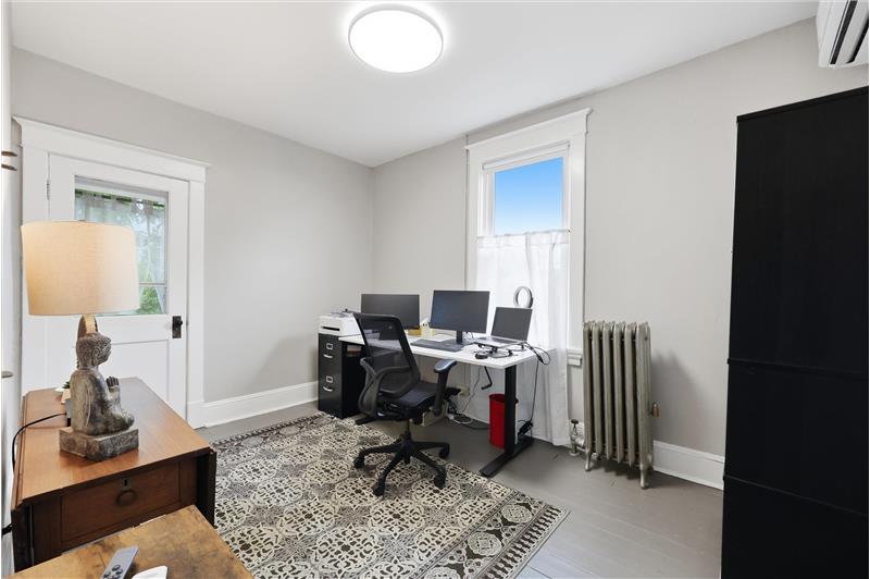 The 4th bedroom is currently used as an office