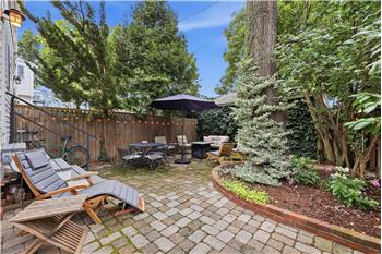 Hardscaped patio & fully fenced yard