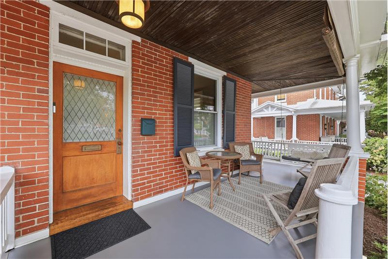 1 inch mahogany decking - painted so it's maintenance free!