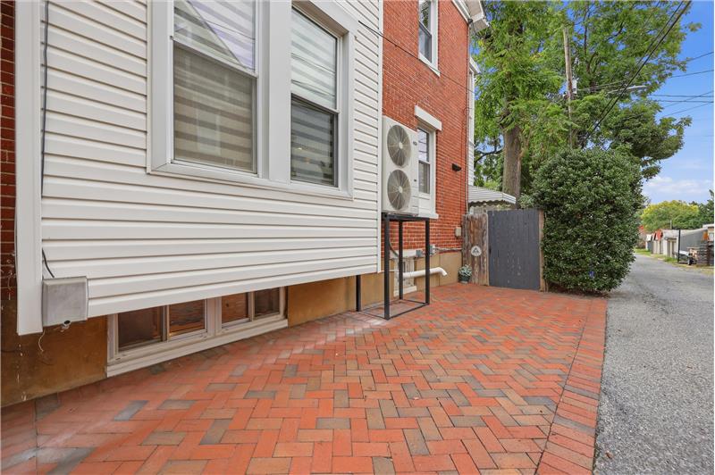 Coveted off street parking space