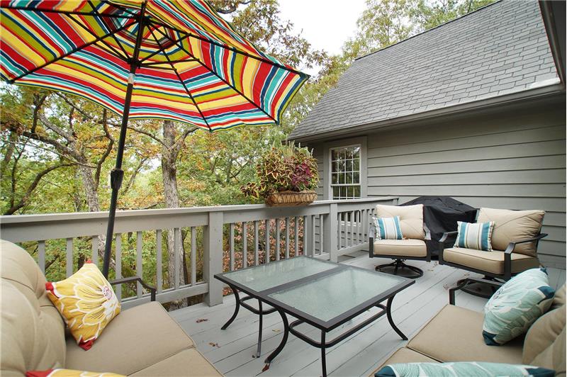 Deck with spectacular views