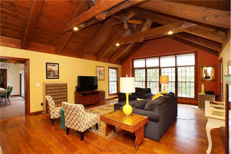 Lots of windows in Great room