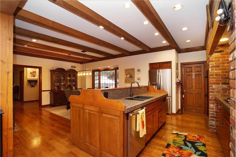 Kitchen with abundant counter space
