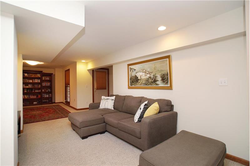 Family room Lower level