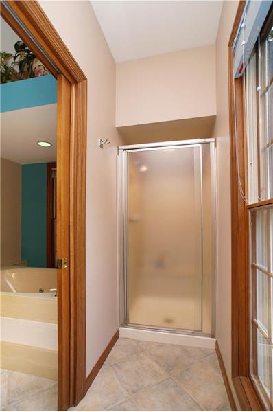 Master bath private shower