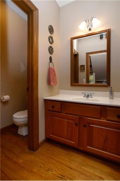 Main floor half bath