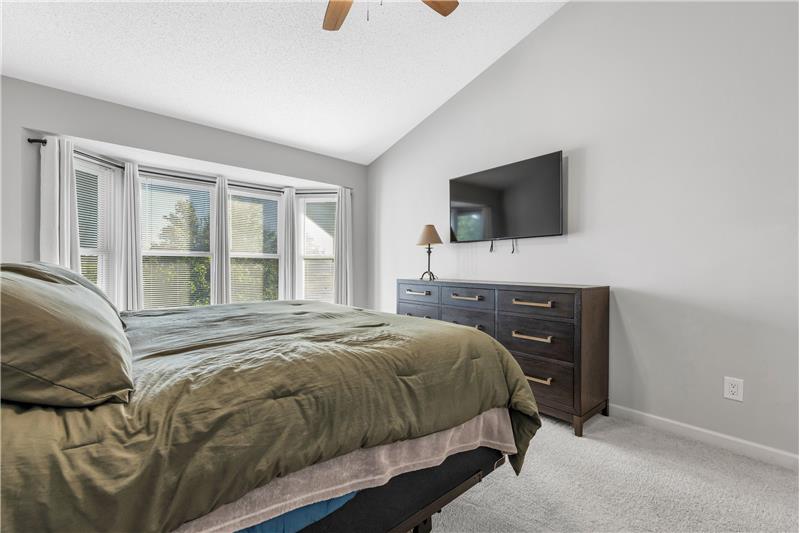 Primary Bedroom with bay window