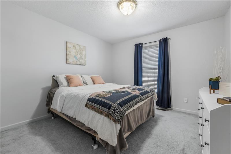 Bedroom #2 has an ceiling light