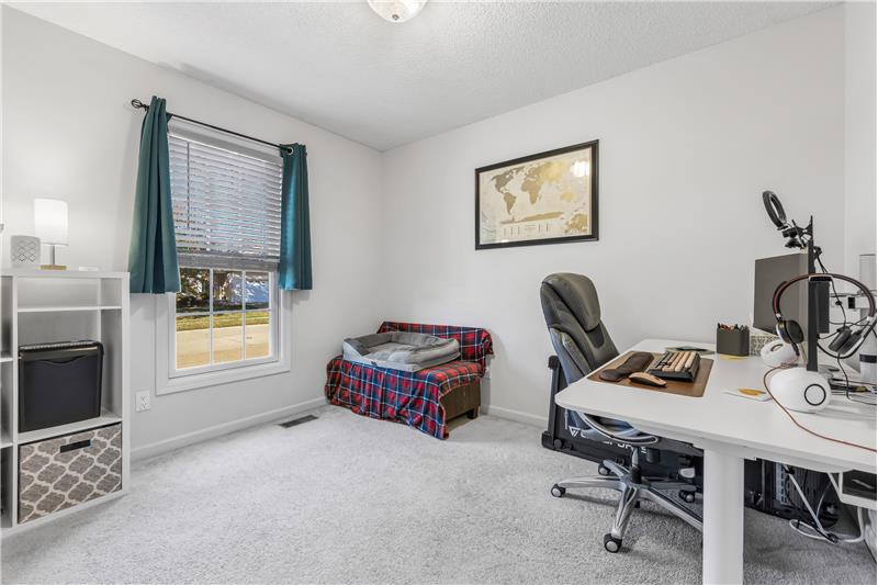 Bedroom #3 has a ceiling light